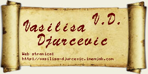 Vasilisa Đurčević vizit kartica